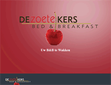 Tablet Screenshot of dezoetekers.be